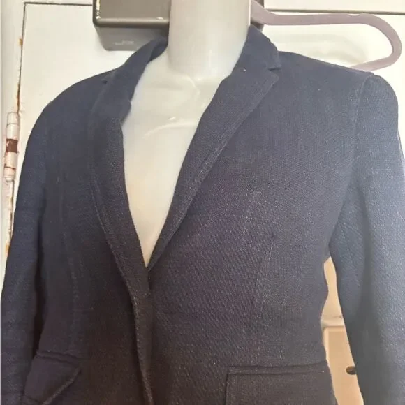 burberry brit blazer dress suit coat blazer classic button top long sleeve y2k - Picture 2 of 6